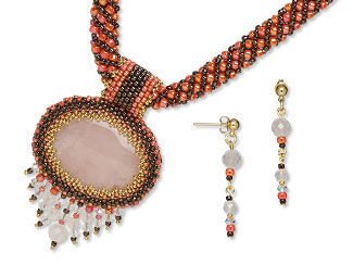 Single-Strand Necklace and Earring Set