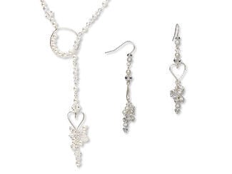 Lariat-Style Necklace and Earring Set