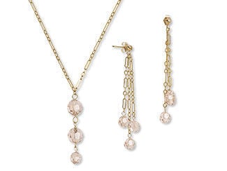 Single-Strand Necklace and Earrings