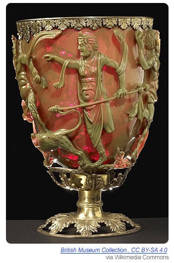 The Lycurgus cup, British Museum Collection