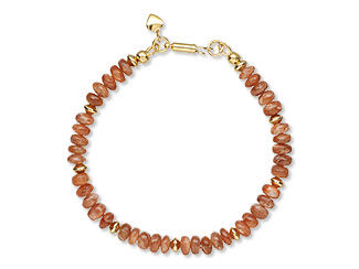 An image of a bracelet with sunstone