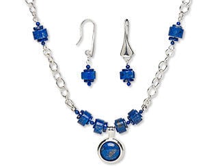 Single-Strand Necklace and Earring Set