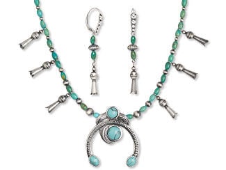 Single-Strand Necklace and Earring Set