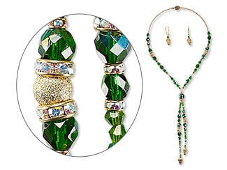 Single-Strand Necklace and Earring Set
