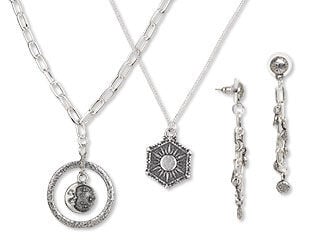Two-Piece Necklace and Earring Set