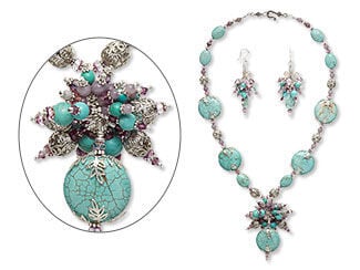 Single-Strand Necklace and Earring Set