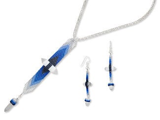 Single-Strand Necklace and Earring Set