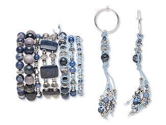 Seven-Piece Bracelet and Earring Set