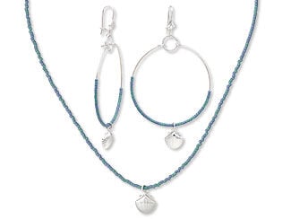 Single-Strand Necklace and Earring Set