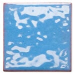 Orange peel stage enamel on metal square