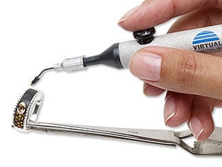 Pav&eacute;-Style Setting Using the Tweezer Vac&trade;