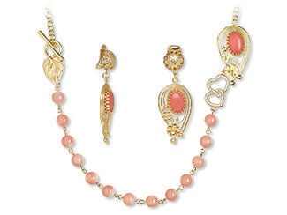 Single-Strand Necklace and Earring Set