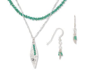 Two-Piece Necklace and Earring Set