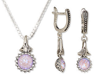 Single-Strand Necklace and Earring Set