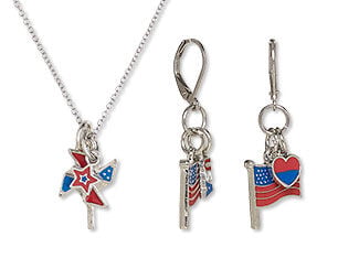 Single-Strand Necklace and Earring Set
