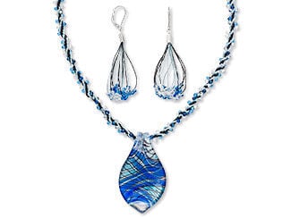 Single-Strand Necklace and Earring Set