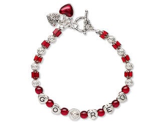 "Go Red" Bracelet