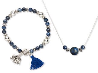 Single-Strand Necklace and Bracelet Set