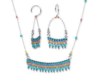 Single-Strand Necklace and Earring Set