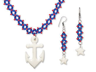 Single-Strand Necklace and Earring Set