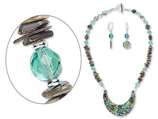 Single-Strand Necklace and Earring Set