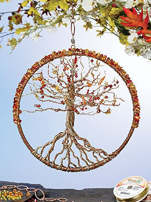 Tree of life shown against a blue background