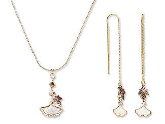 Single-Strand Necklace and Earring Set