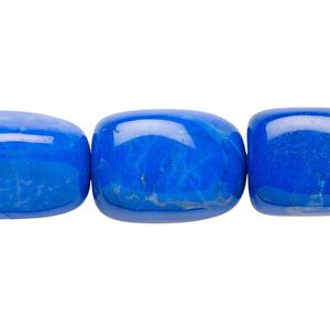 Howlite 1pkg1, tumbled nugget bead 15.5-16 inch medium to large
