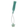 Green aventurine 1pkg1, hand-cut top-drilled 2-sided carved flower bead natural 16x16mm image number 1