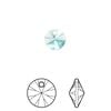 Drop 144pk light turquoise, Swarovski&reg; 8mm pendant mini disk 6428 image number 0