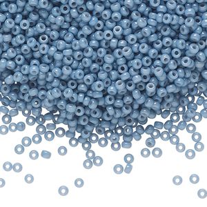 Seed bead, Miyuki, glass, pkg/25g, #11 rocaille, Duracoat&reg; opaque outside dyed bayberry, (RR-4482).
