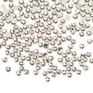 Flat back 1440pk light gold quartz foil back, Preciosa MAXIMA Czech crystal rhinestone 2.5-2.7mm chaton rose round SS9