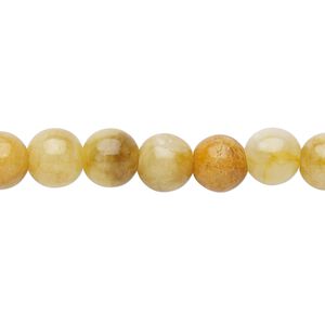 Jadeite 1pkg1, round bead 15.5-16 inch 8mm