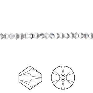 Bead 48pk crystal CAL, Crystal Passions&reg; 3mm bicone 5328