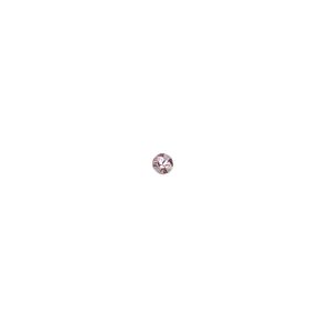 Chaton, glass rhinestone, light amethyst purple, foil back, 2.7-2.8mm faceted round, PP21. Sold per pkg of 60.