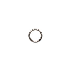 Jump ring 1pkg500 stainless steel, 8.5mm round, 18 gauge / 6.6mm inside diameter