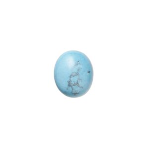 Turquoise 1pkg2, calibrated oval cab 12x10mm