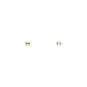 Bead 1pkg1000 gold-plated, 2.5mm round, brass