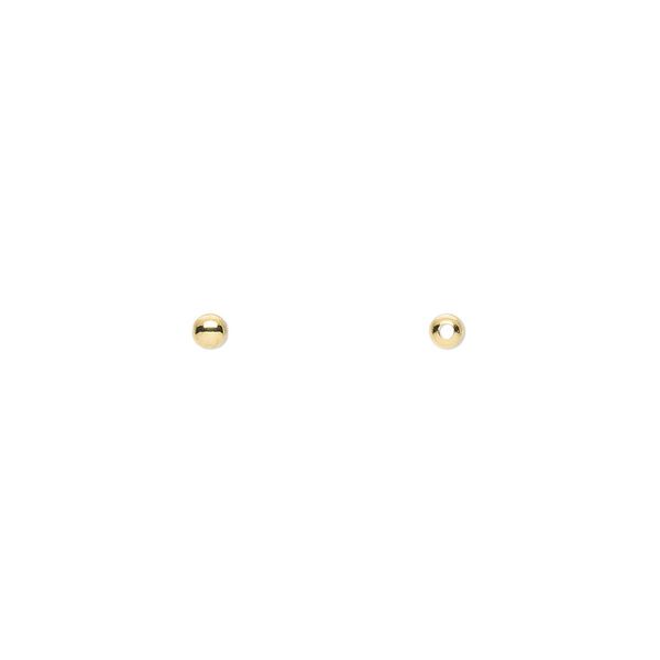 Bead 1pkg1000 gold-plated, 2.5mm round, brass image number 0