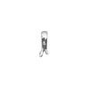 Bail, JBB Findings, ice-pick, antiqued sterling silver, 12x4mm faceted branch, 7mm grip length. Sold individually. image number 0