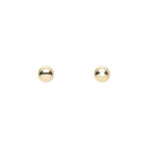 Bead 1pkg20 14Kt gold, 5mm seamless round