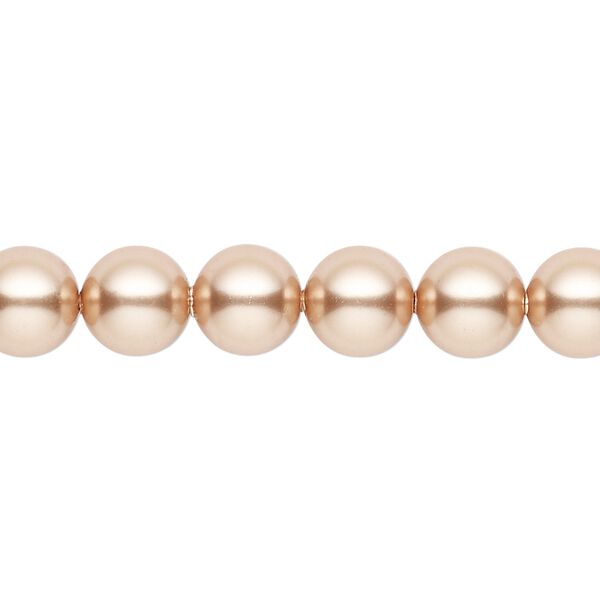 Pearl 250pk rose gold, Swarovski&reg; 8mm round 5810 image number 0