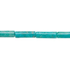 Turquoise 1pkg1, cylinder bead 15.5-16 inch 13x4mm