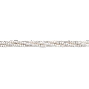 Bead 1pkg1 sterling silver, 1.2x1mm oval, 8 inch Hill Tribes