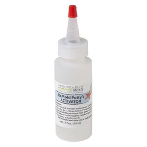 Molding compound 1pkg1, ComposiMold&reg; activator, 2-fluid-ounce bottle, red / clear / white.