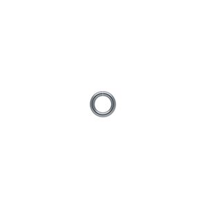 Jump ring 1pkg500 gunmetal-plated, 5.5mm round, 18 gauge / 3.5mm inside diameter / brass