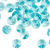 Drop 144pk light turquoise, Swarovski&reg; 8mm pendant mini disk 6428 image number 1