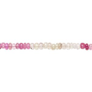 Multi-sapphire 1pkg1, hand-cut rondelle bead 7 inch 3x1mm-4x2mm