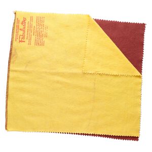 Polishing cloth with rouge, Fabulustre&reg;, 10-1/2 x 8-inch rectangle. Sold individually.