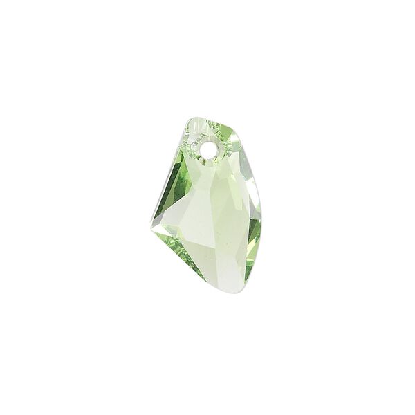 Drop 48pk peridot, Swarovski&reg; 19x11mm pendant galactic vertical 6656 image number 0